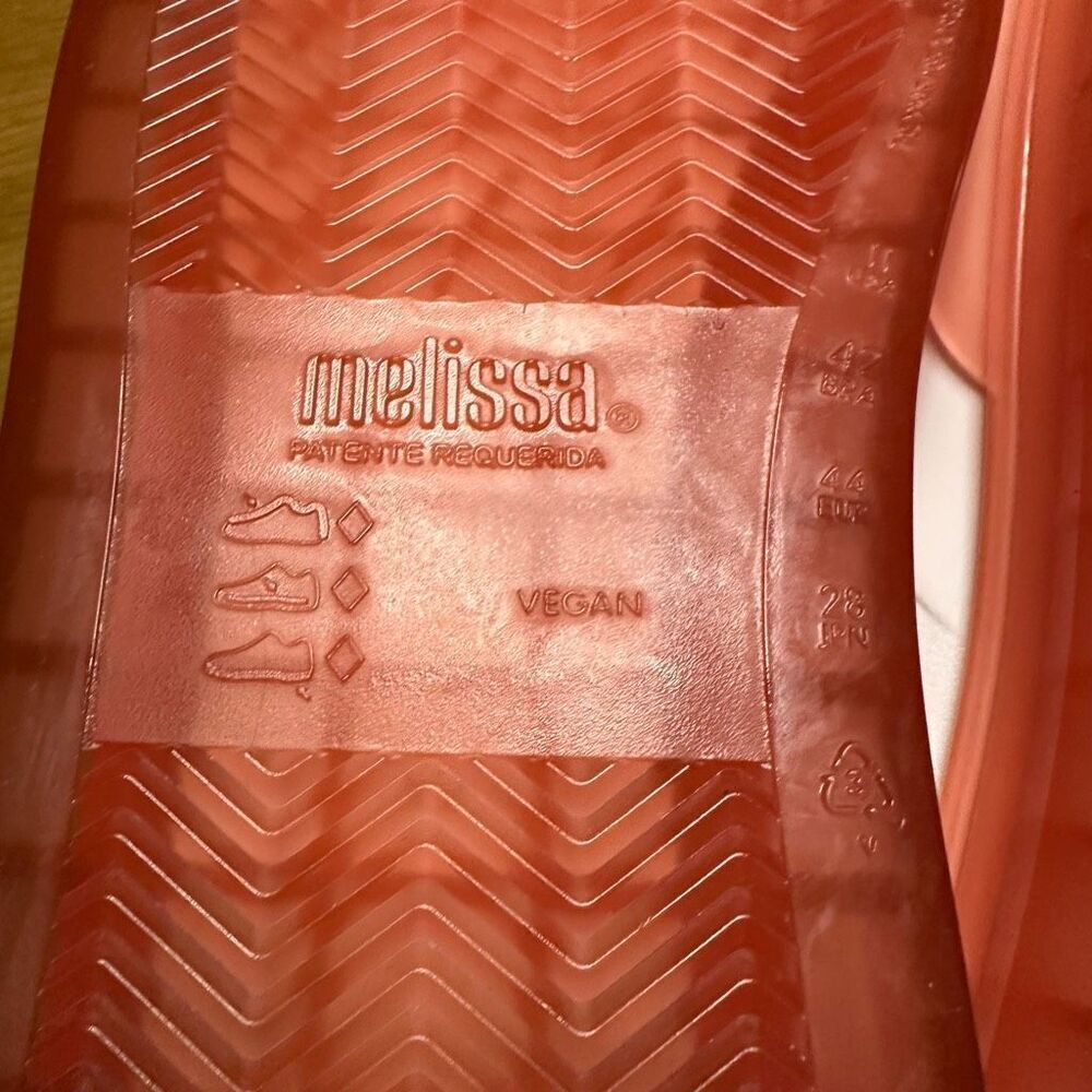 NWOT Melissa sneaker white jelly 42 (11) fits like size 12 - Picture 7 of 8
